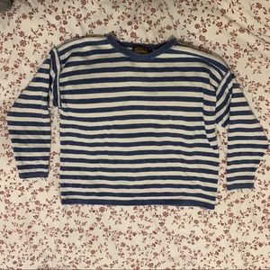 Vintage Striped Oversized Sweater